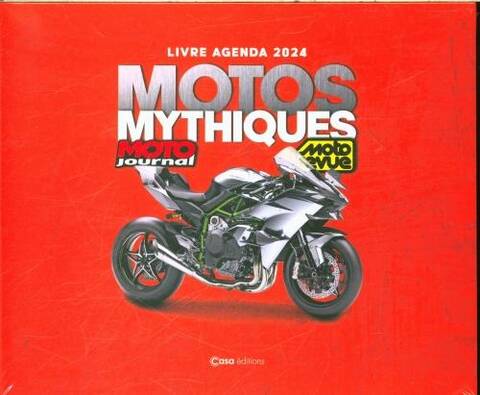 Livre agenda motos mythiques Moto Journal Moto Revue 2024