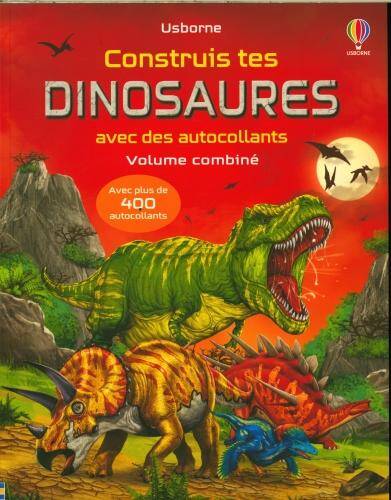 Construis tes dinosaures avec des autocollants