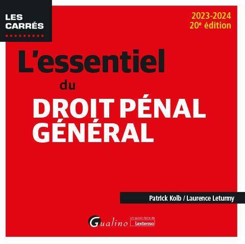 L'Essentiel du Droit Penal General (20e Edition)