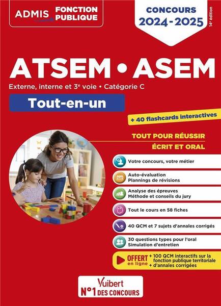 Concours Atsem et Asem: Categorie C; Tout En Un; Agent Territorial
