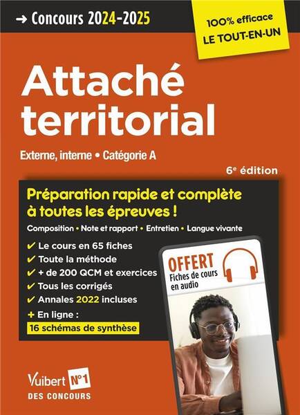 Concours Attache Territorial: Categorie a; Preparation Rapide et