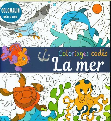 Coloriages codés : la mer