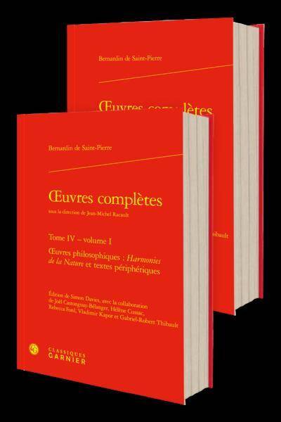 Oeuvres Completes Tome 4: Oeuvres Philosophiques: Harmonies de la