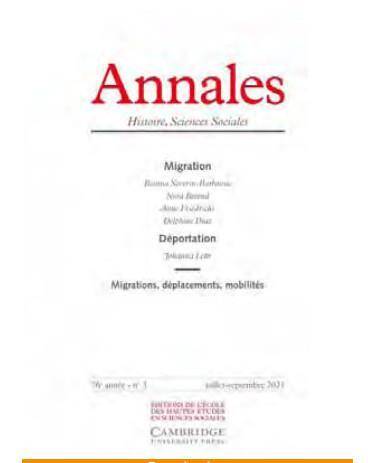 Revue Annales ; Migration / Deportation