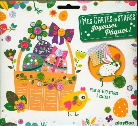 Joyeuses Pâques ! : mes cartes en strass