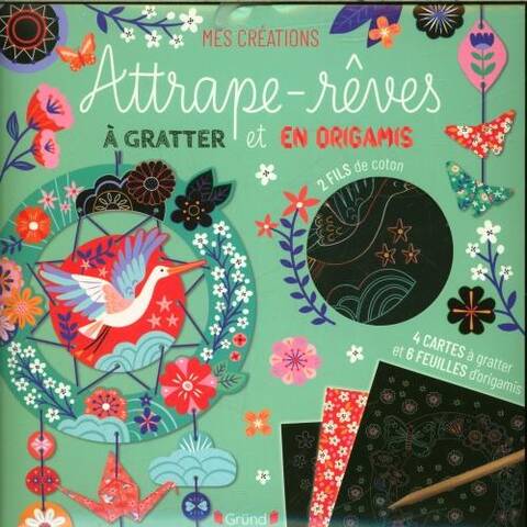 Attrape-rêves à gratter et en origamis