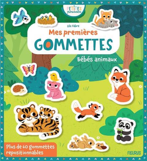 Mes Premieres Gommettes - Bebes Animaux