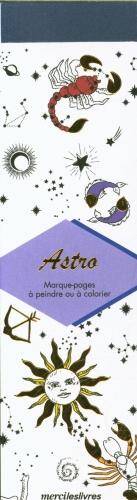 Astro : marque-pages à peindre ou à colorier