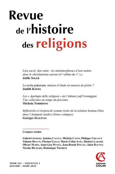 Revue de l histoire des religions