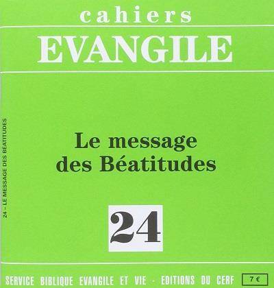 Cahiers evangile numero 24 le