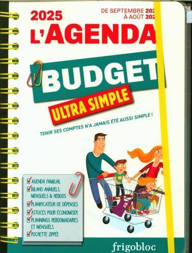 L'agenda budget ultra simple 2025