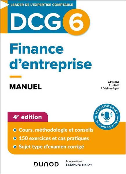 Dcg 6 finance d entreprise manuel