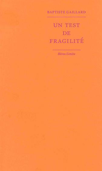 Test de Fragilite -Un-