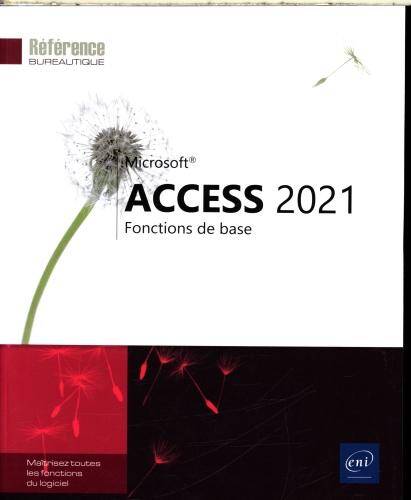 Microsoft Access 2021 : fonctions de base