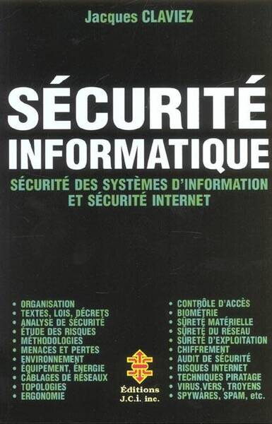 Securite Informatique ; Systemes D'Information