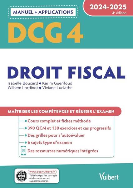 Dcg 4 Droit Fiscal: Manuel et Applications; Maitriser les