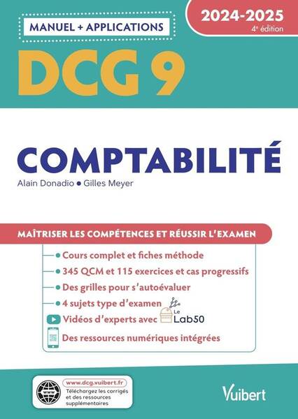 Dcg 9 Comptabilite: Manuel et Applications; Maitriser les