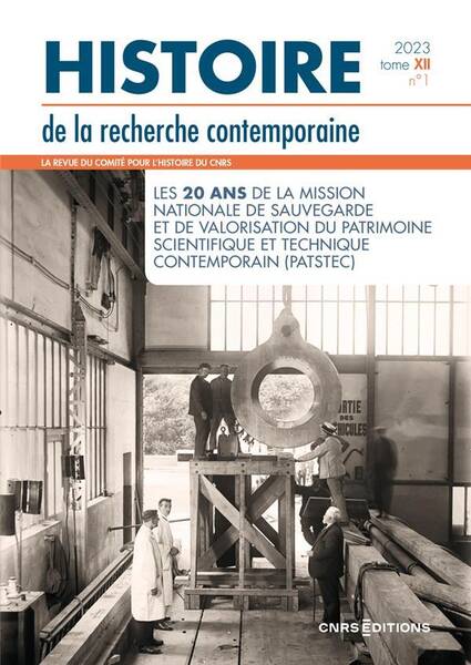 Revues & Series ; Histoire de la Recherche Contemporaine 2023 Tome XII
