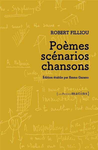 Poemes Scenarios Chansons