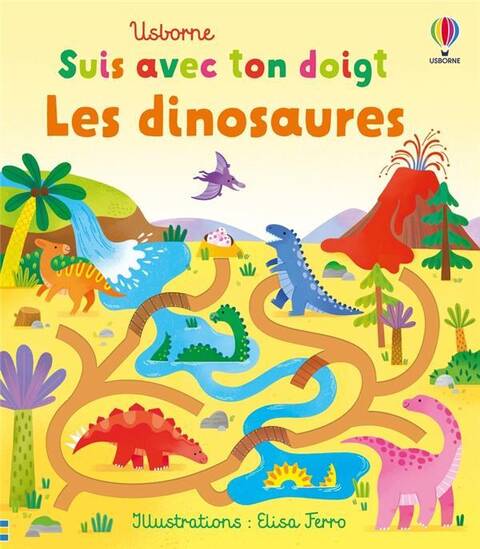 Suis Avec Ton Doigt ; Les Dinosaures