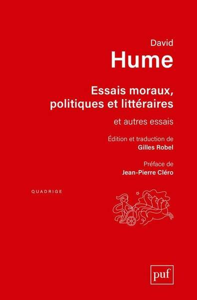 Essais Moraux, Politiques et Litteraires