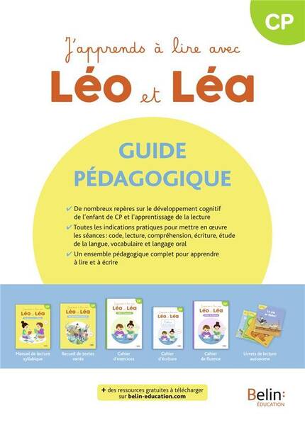 Leo et Lea ; J'Apprends a Lire Avec Leo et Lea : Guide Pedagogique