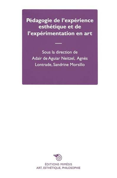 Pedagogie de Lexperience Esthetique et de Lexperimentation en Art