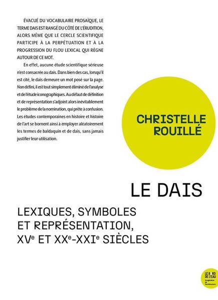 Le Dais: Lexiques, Symboles et Representation, Xve et Xxe Xxie Siecle