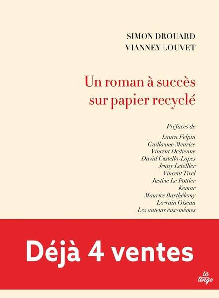 Un roman à succès sur papier recyclé