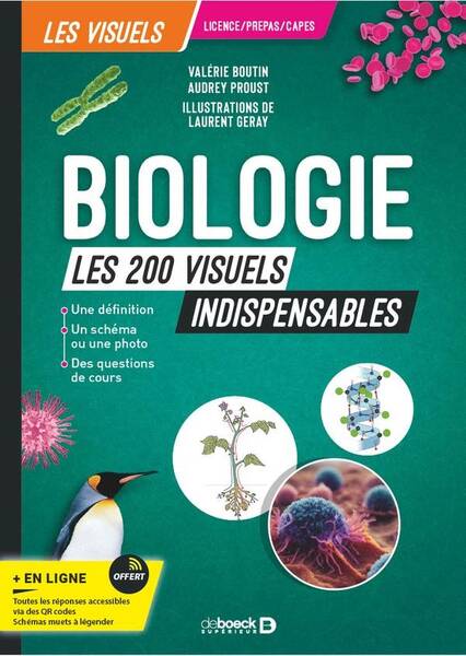 Biologie - Les 200 Visuels Indispensables - Licence, Capes, Prepas