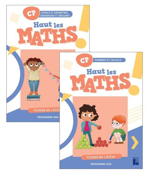 Haut les Maths ! ; Cp ; Fichier de l'Eleve en 2 Volumes (Edition 2024)