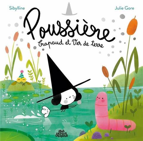 Poussiere, crapaud et ver de terre