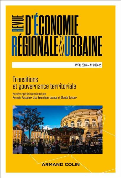 Revue d economie regionale et