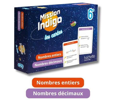 Mission indigo les cartes nombres