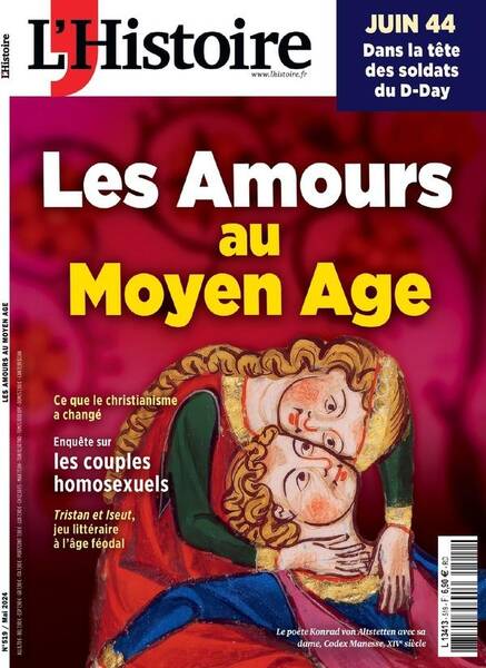 L'Histoire N.519 ; les Amours au Moyen Age