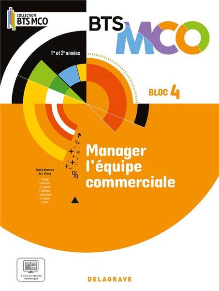 BLOC 4 MANAGER L EQUIPE COMMERCIALE BTS MCO 1 ET 2 2024 POCHETTE ELEV