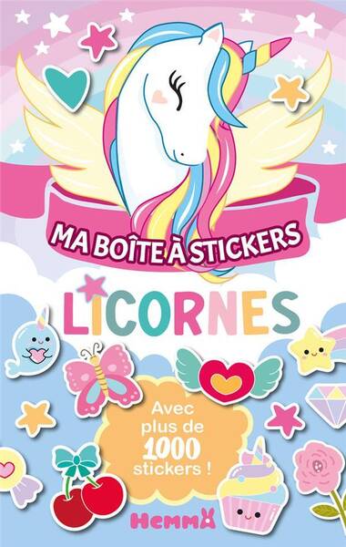 MA BOITE A STICKERS ; LICORNES