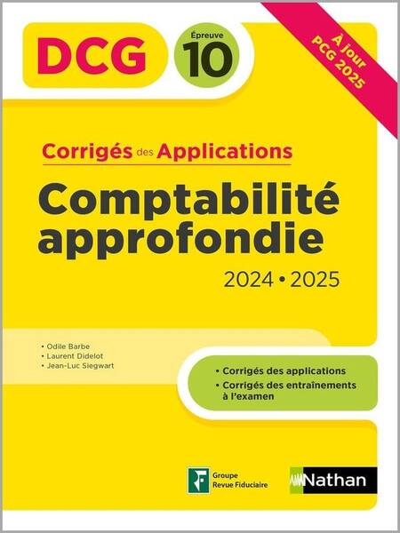 Comptabilite approfondie 2024 2025