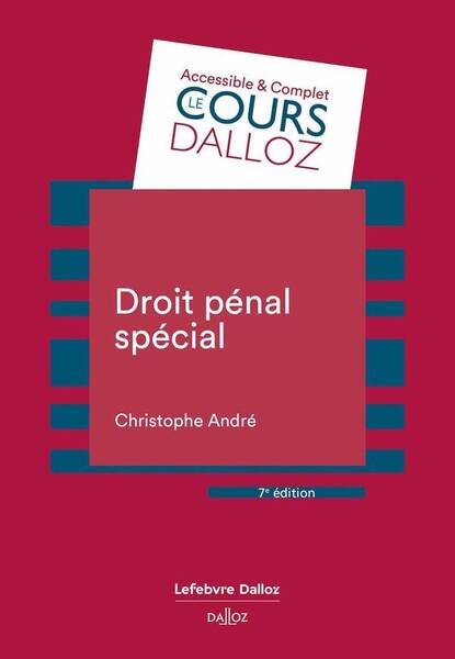 Droit Penal Special (7e Edition)