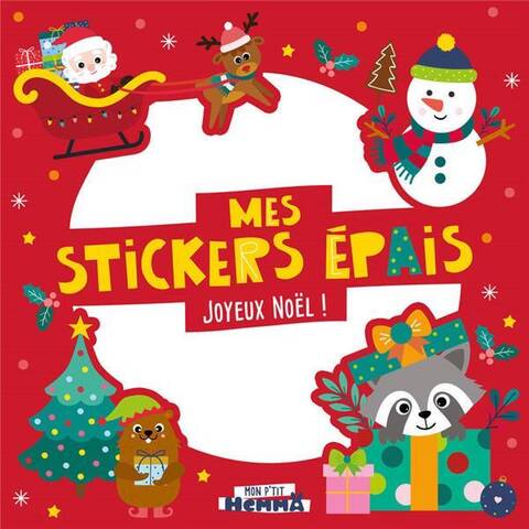 Mon P'Tit Hemma ; Mes Stickers Epais : Joyeux Noel !