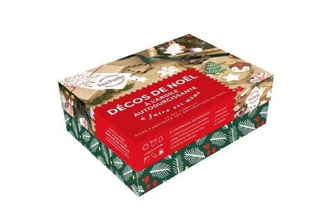 Coffret decos de noel a l argile