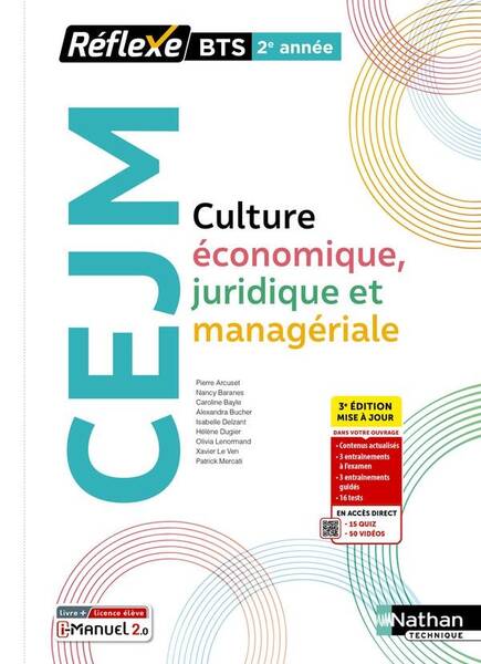 Culture Economique Juridique et Manageriale Bts 2e Annee 2024