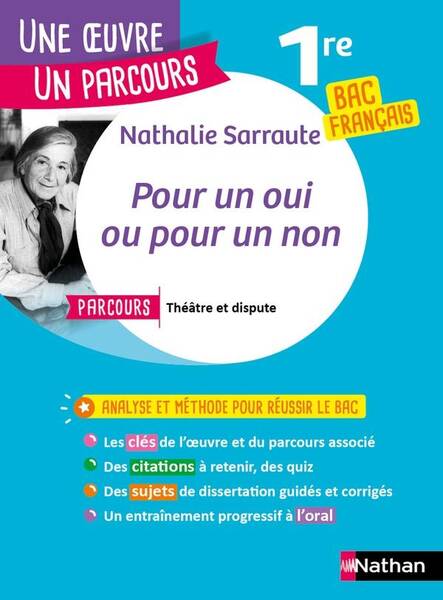 Pour un Oui Ou Pour un Non ; 1re ; Bac Francais (Edition 2024/2025)