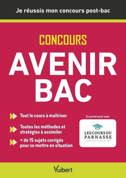 Je Reussis Mon Concours Avenirbac Admissions Post Bac Parcoursup +