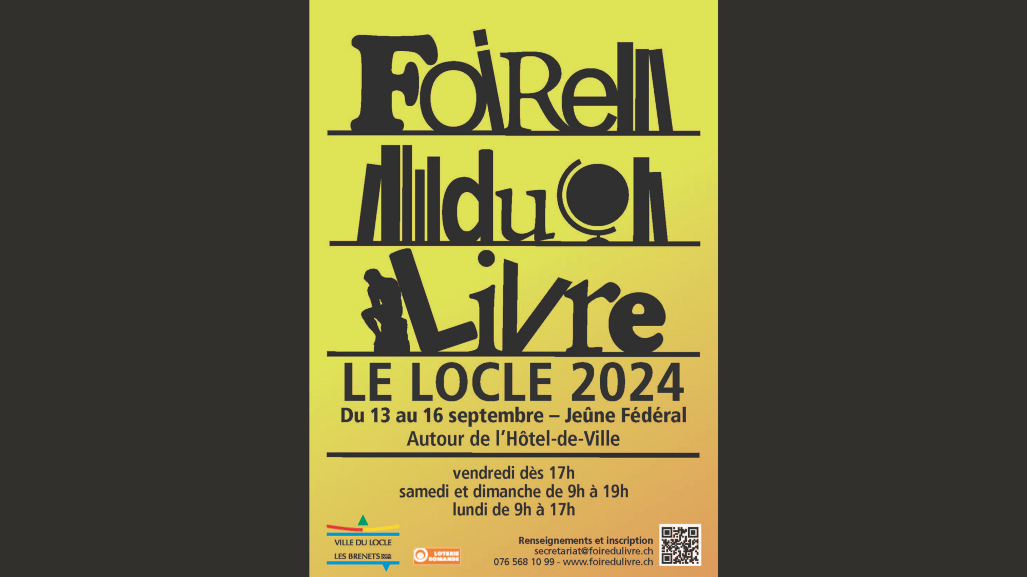 Affiche de la Foire du livre