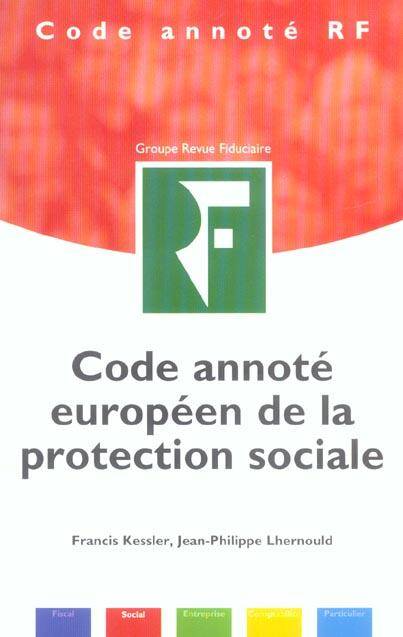 Code Annote Europeen de la Protection Sociale