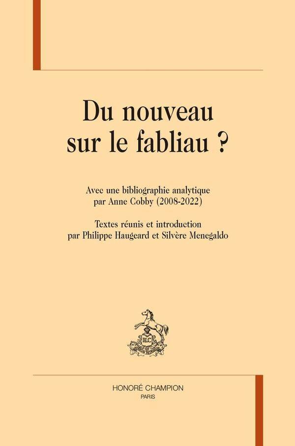 Du Nouveau sur le Fabliau??