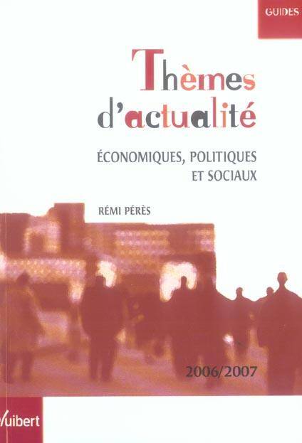 Themes D'Actualites Economiques, Politiques et Sociaux