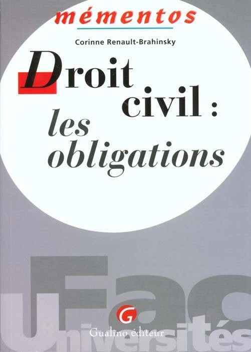 Mementos - Droit Civil les Obligations