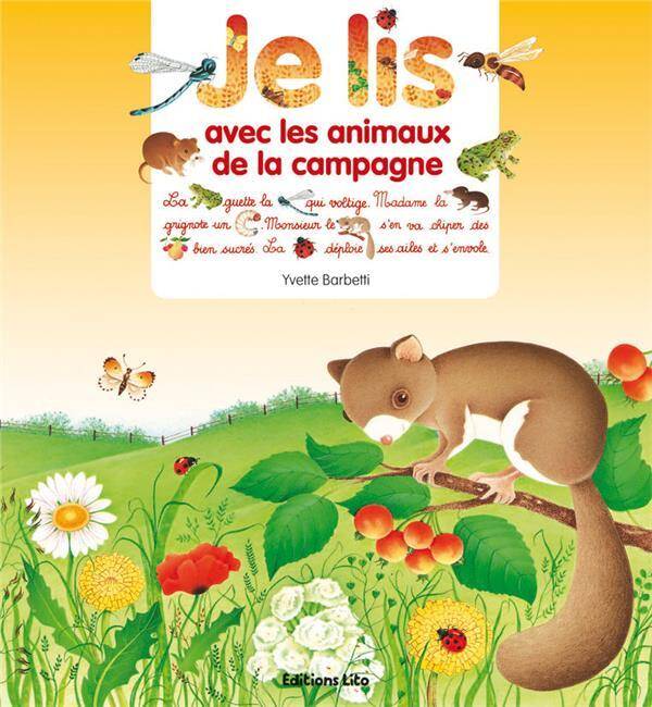 Je lis avec les animaux de la campagne